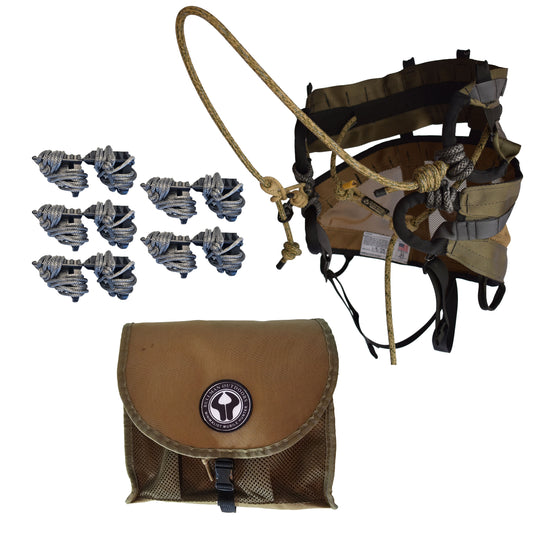 The Bullman Saddle- Origin Climbing- Amsteel Attachments