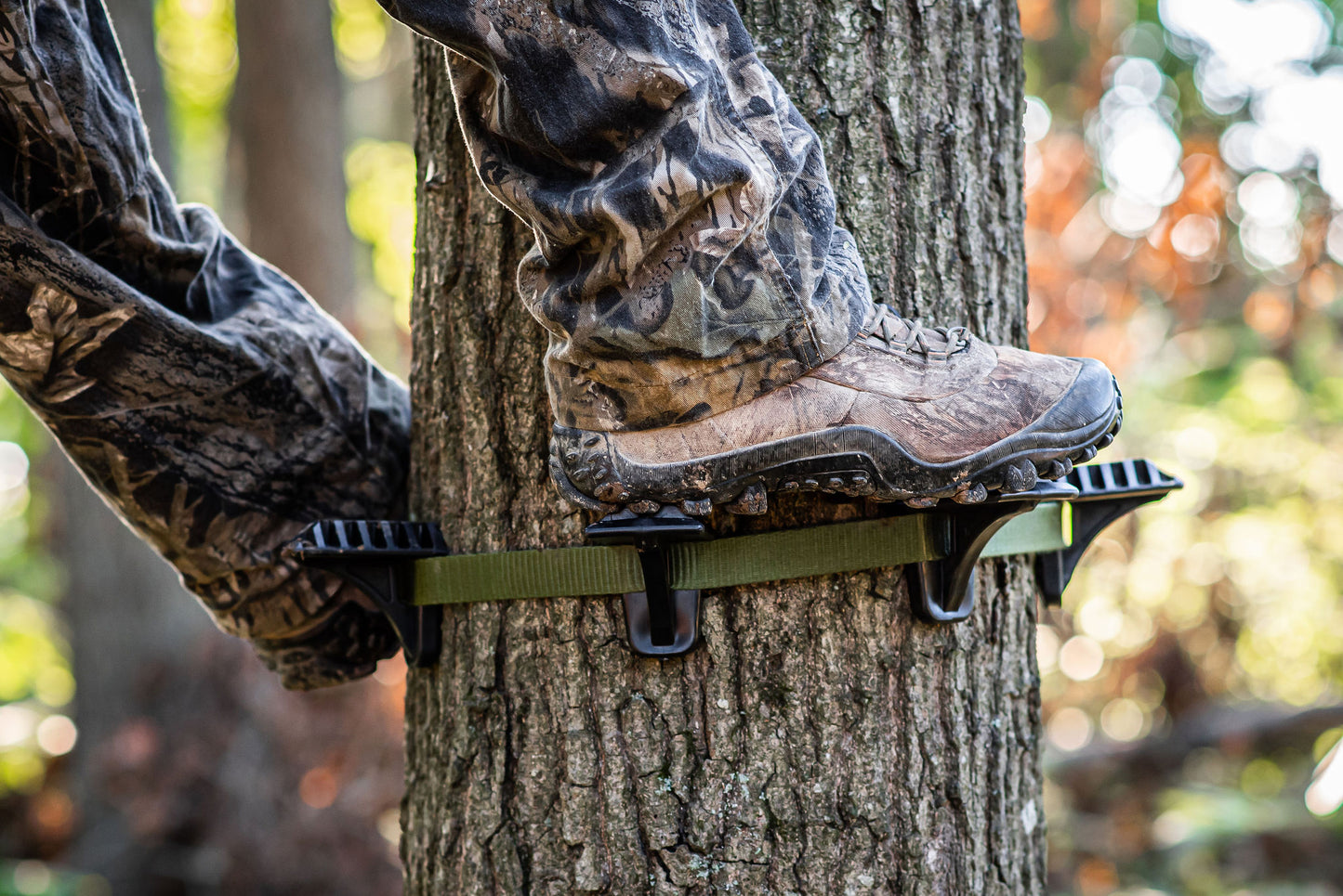 Platform Ring of Steps — Patented 360° Saddle Hunting Platform