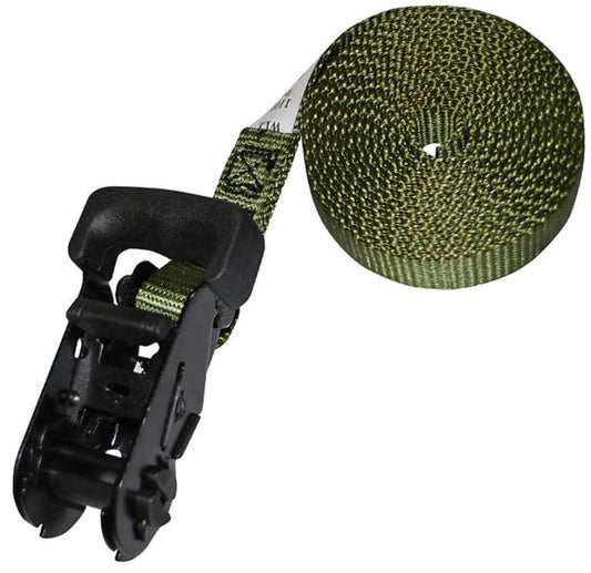 Heavy Duty 1" Ratchet with Black Rubber Handle